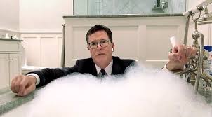 Stephen colbert enlists tom hanks, sam elliott for an ad supporting a local bookstore in north carolina. Stephen Colbert Makes A Surprise Return To Late Night The New York Times
