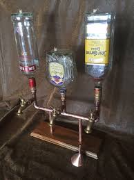 The Triple Whiskey Liqour Dispenser With By Manmadeformancave Whiskey Dispenser Liquor Dispenser Coke Can Crafts
