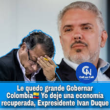 Iván Duque rompe el silencio y lanza una frase que retumba en el tablero  político: “A Petro le quedó grande gobernar Colombia”. El expresidente  cuestiona el rumbo del país bajo la actual