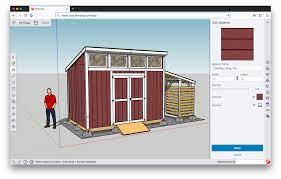 The export model dialog box appears. Adding Colors And Textures With Materials Sketchup Help