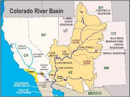 Colorado River Basin Map Crbc Chris Harris Jpg 985 739 Map Colorado River River Basin