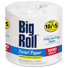 Take a roll of tp, or an empty roll, and look at it. Walgreens Big Roll 1 Roll Toilet Paper Walgreens