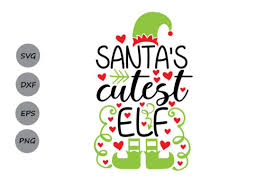 Santa S Cutest Elf Graphic By Cosmosfineart Creative Fabrica