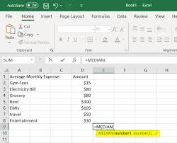 How To Calculate Median In Excel Excel Syntax Autosave