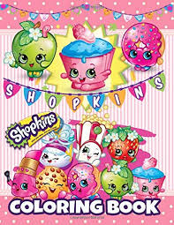 Save your appetite for dessert! 9781096977117 Shopkins Coloring Book For Kids Ages 3 12 Abebooks Books Color 1096977117