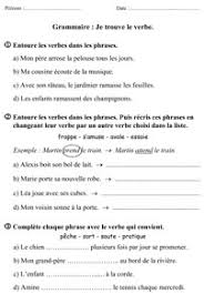 Pédoja, exercices pratiques et logiques de langage et d'orthographe ce2 (1974). Ce1 Trouver Le Verbe Conjugue La Classe Des Gnomes
