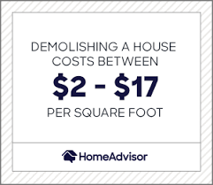 2021 House Demolition Costs Price Per Sq Ft To Tear Down Home Homeadvisor Simply enter your data and the cost calculator will produce an approximate quote.