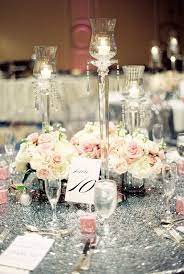 Houston Wedding Silver And Pink Glamour Modwedding Wedding Centerpieces Silver Wedding Decorations Pink Silver Weddings