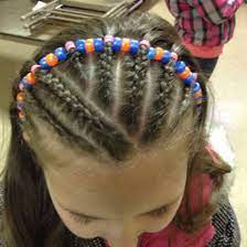 Mexican French Braid With Bead Accent Mexican Hairstyles Braids With Beads Hair Styles