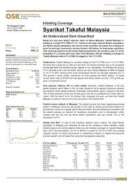 In addition, the study also examined the likely mediation effect of customer. Initiating Coverage Syarikat Takaful Malaysia An Osk188