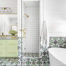 Our Favorite Bathroom Subway Tile Ideas Patterned Bathroom Tiles Subway Tiles Bathroom Tile Bathroom