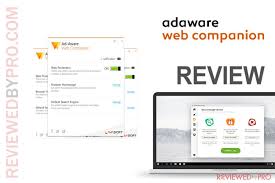 Web companion secures your browser's settings against unauthorized changes and acts as a buffer between your browser and malicious sites. Adaware Web Companion Review