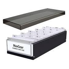 Find business card organizers, cases, stands, and more business card accessories. Maxgear Business Card Organizer Business Card File Name Card Case Holder Card Storage Box Organizer Office B Business Card Organizer Business Card Case Storage
