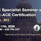NSPIRE Specialist Seminar with NSPIRE-ACE Certification
