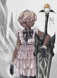 Dark knight requires no base class and begins at level 30, unlocked by completing the quest our end offered by an ishgardian citizen at the pillars (13, 8). Dark Knight I Made A Drawing Of My Final Fantasy Xiv Character Limona Sparkles As A Dark Knight Kinda Of A Shame To The Whole Class But A Cute One Haha Ffxiv