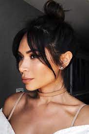 15 Bun And Bangs To Look Special Every Day Hair Styles Long Hair Styles Hair Styles 2014