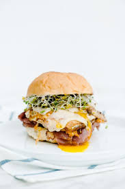 Spicy Sriracha Cabbage Pastrami Egg Sandwich Recipe Egg Sandwiches Sandwiches Fried Egg Sandwich