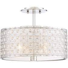 Modern & contemporary lighting, fans, décor & gifts. Platinum Verity Ceiling Semi Flush Light By Quoizel Pcvy1714c