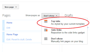 Blogger Tips Pro: Creating a Blogger Static Home Page
