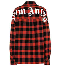 Logo Checked Cotton Blend Jacket