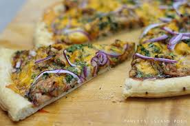 Barbecue Chicken Pizza Barbecue Chicken Pizza Barbecue Chicken Savoury Food