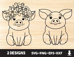 Download 7551 Free Pig Svg For Cricut Svg Design Free Mockups Psd Template Design Assets