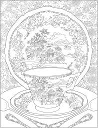 Creative Haven Tea Time Coloring Book Dover Publications Coloring Books Creative Haven Coloring Books Coloring Pages