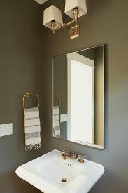 We did not find results for: Gray Powder Room With Kohler Memoirs Pedestal Sink Cottage Bathroom