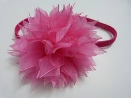 D I Y Organza Pom Poms Tutorial Para El Cabello Monos Flores Paso A Paso Monos Para El Cabello De Boutique Cintas Flores De Liston
