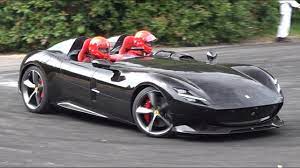 The monza sp1 and monza sp2 accelerate to 100 km/h in 2.9 seconds and reach a top speed over 300 km/h. Ferrari Monza Sp2 Driven Fast At Goodwood Fos 2019 Limited Edition V12 Speedster Sound Youtube