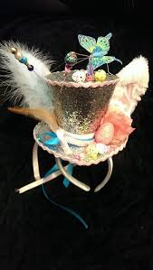 Easter Bunny Silver Mini Top Hat Easter Parade Bonnet Alice In Etsy Easter Parade Easter Hats Easter Bonnet