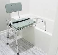 DMI Tub Transfer Bench and Shower Chair with Non Slip Aluminum Body, FSA  Eligible, Adjustable Seat Height and Cut Out Access, Holds Weight up to 400  ...