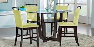 Dining table set for 2,modern kitchen table and chairs for small space,round glass dining table+faux leather dining room chairs set of 3 pieces,easy assembly for home business (table+2 white chairs) 4.6 out of 5 stars. Glass Top Dining Room Table Sets