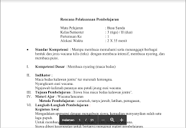 Buku bahasa sunda kelas 3 sd dan mi kurikulum 2013 untuk siswa diterbitkan oleh dinas pendidikan provinsi jawa barat. Download Rpp Bahasa Sunda Kls 1 2 3 4 5 6 Sd Mi Semester 2 Kurikulum 2013 Contoh Rpp Kurikulum 2013 Sd Smp Sma