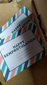 Check spelling or type a new query. Kartu Ucapan Happy Semprotulation Sempro Day Greeting Card Shopee Indonesia