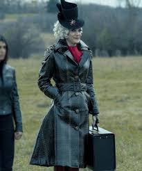 Grace is the umbrella academy's robot mother who was built after vanya attacked all of their previous nannies with her powers. The Umbrella Academy S02 Kate Walsh Coat The Handler Coat