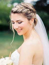 Image Result For Asian Bridal Hairstyle With Veil Bridal Hair Updo With Veil Bride Updo Wedding Hair Inspiration