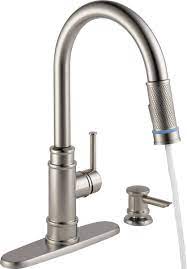 Remove and reattach the ratchet handle as you rotate the nut. Single Handle Pull Down Kitchen Faucet 19935l Spsd Dst Delta Faucet