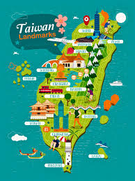 All regions, cities, roads, streets and buildings satellite view. Taiwan Map Of Major Sights And Attractions Orangesmile Com