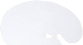 EKTA STATIONERY 30X20CM Clear Transperant Acrylic Oval Shape Shape Drawing  Palette, MEDIUME (RAW-1903) : Amazon.in: Home & Kitchen