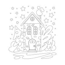 Printable coloring pages & activities for kids and family. Coloring Winter House Stock Illustrations 893 Coloring Winter House Stock Illustrations Vectors Clipart Dreamstime
