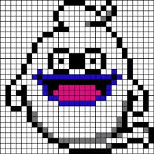 アイロンビーズ 図案 ウィスパー Jpg 411 411ピクセル ハマビーズ 図案 クロスステッチ 図案