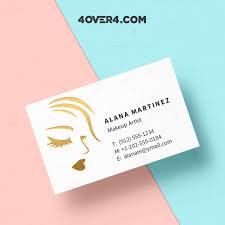 makeup artist business card names