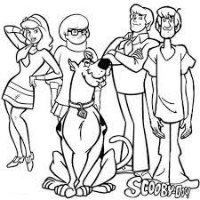 Scooby doo coloring pages 124. 30 Free Printable Scooby Doo Coloring Pages
