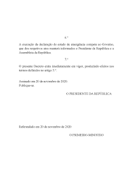 Decretan estado de emergencia en etiopía. Ja Ha Decreto Do Novo Estado De Emergencia Leia Aqui O Documento Na Integra Executive Digest