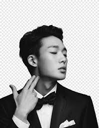 Bobby corea del sur ikon k-pop rapero, diverso, monocromo png