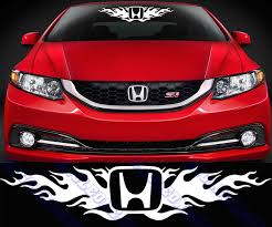 1x Honda Racing Decal Sticker Car Window Windshield Bumper Car Decals 1211 Car Decals Car Stickers Decals Stickers