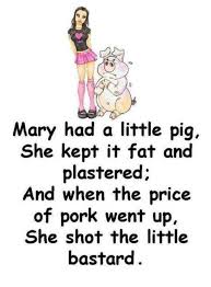 Mary Jokes Quotes Little Pigs Funny Pictures