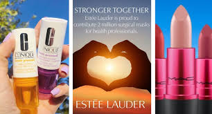 Exclusive offers · gifts · free shipping · free samples Estee Lauder Mac Clinique Help Covid 19 Relief Efforts Beauty Packaging
