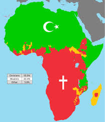 Simplified Map Of Africas Religions Brilliant Maps